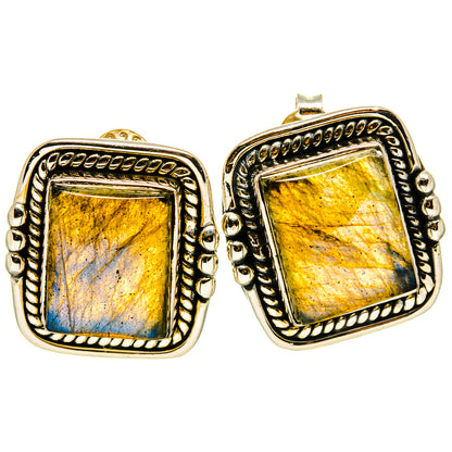 Labradorite Earrings handcrafted by Ana Silver Co - EARR414600