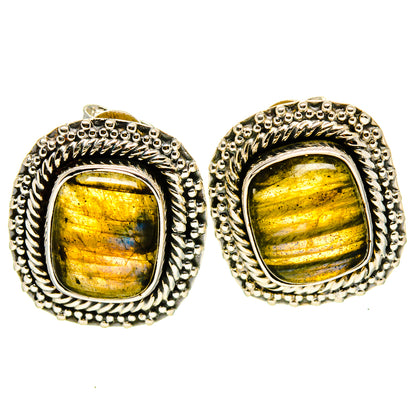 Labradorite Earrings handcrafted by Ana Silver Co - EARR414602