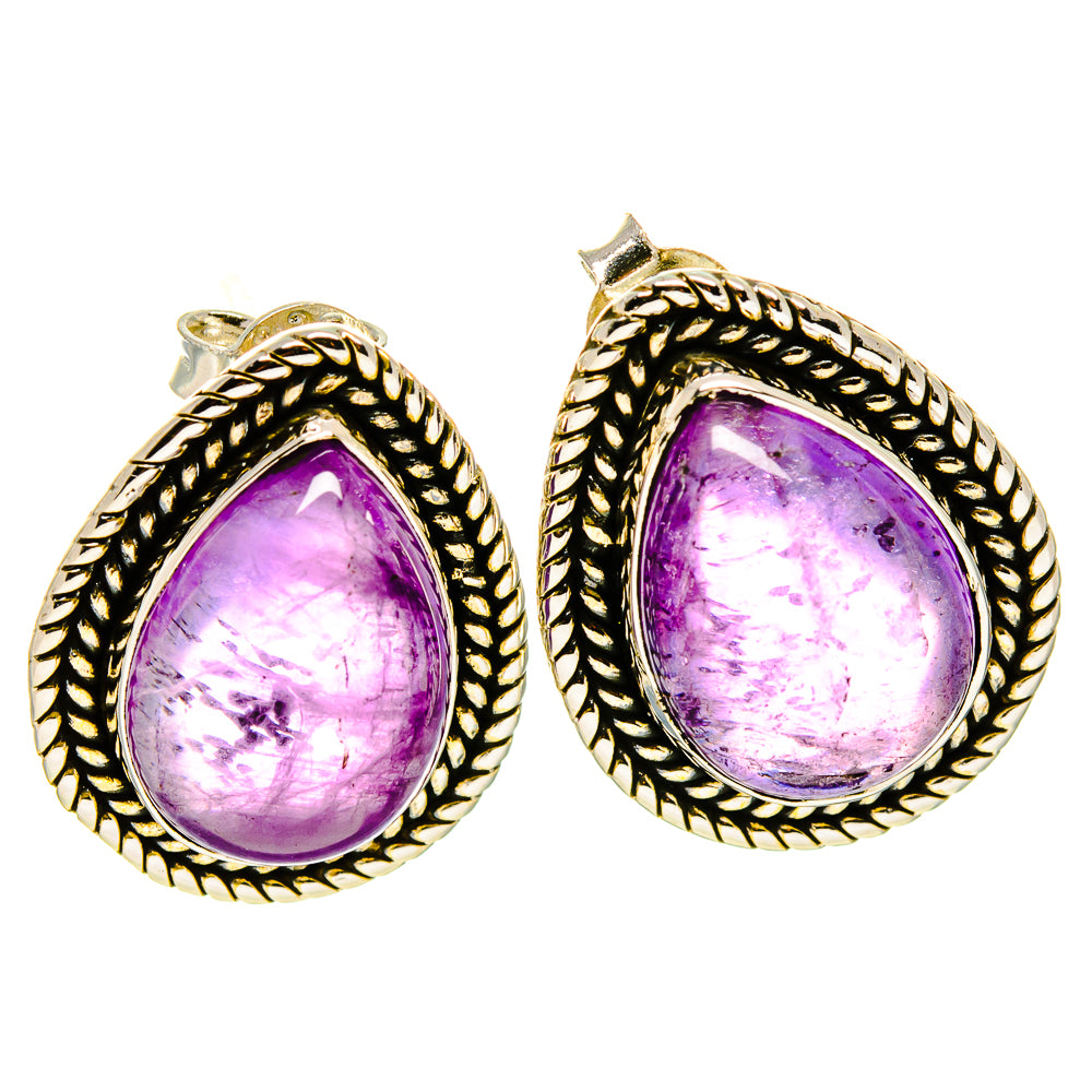 Amethyst Earrings handcrafted by Ana Silver Co - EARR414614
