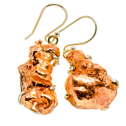 Splash Copper Earrings handcrafted by Ana Silver Co - EARR414622
