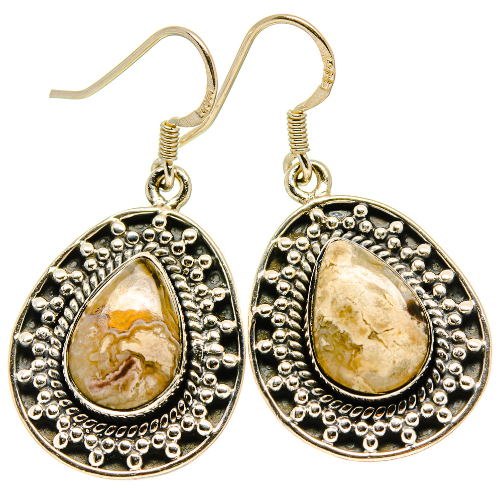 Ocean Jasper Earrings handcrafted by Ana Silver Co - EARR414650
