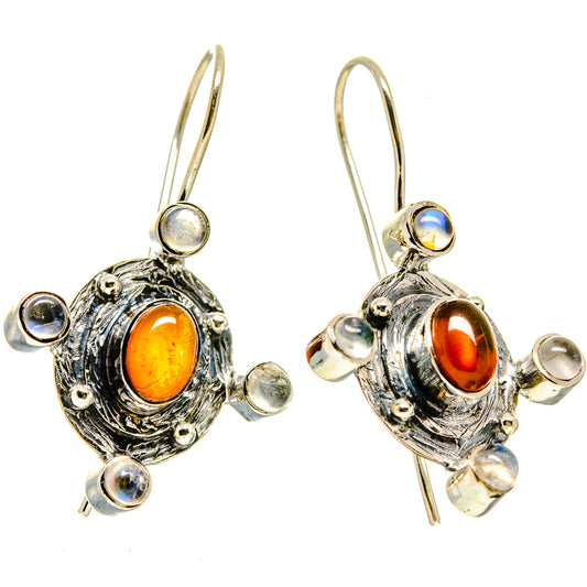Carnelian Earrings handcrafted by Ana Silver Co - EARR414660