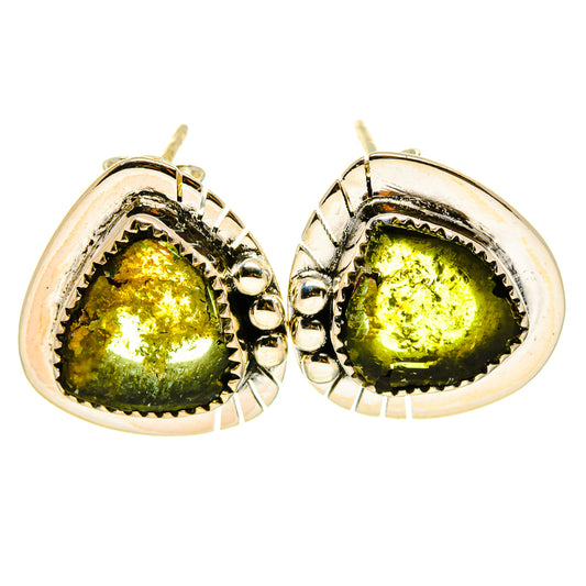 Green Aventurine Earrings handcrafted by Ana Silver Co - EARR414681