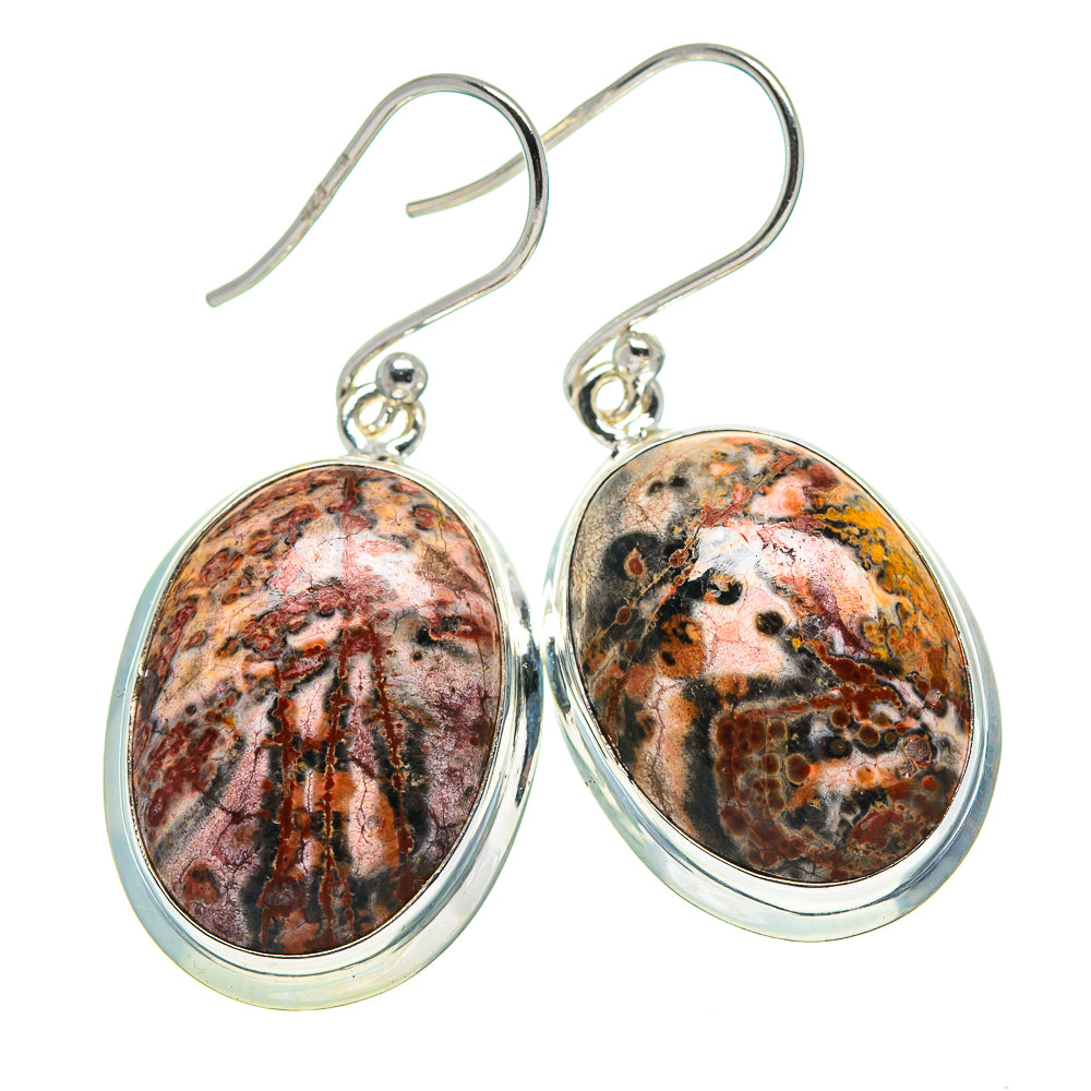 Poppy Jasper Earrings handcrafted by Ana Silver Co - EARR414704