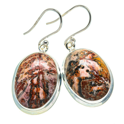 Poppy Jasper Earrings handcrafted by Ana Silver Co - EARR414704
