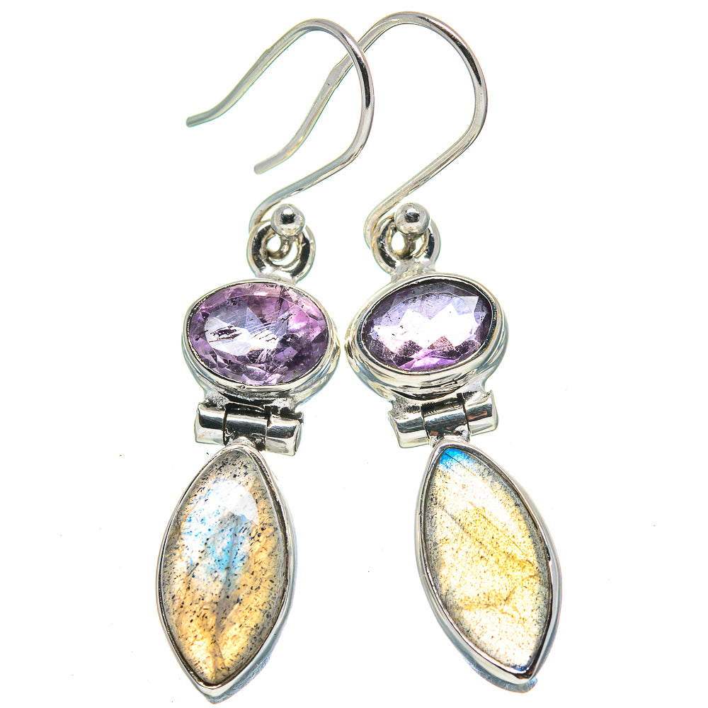 Labradorite Earrings handcrafted by Ana Silver Co - EARR414705