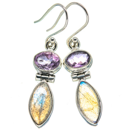 Labradorite Earrings handcrafted by Ana Silver Co - EARR414705