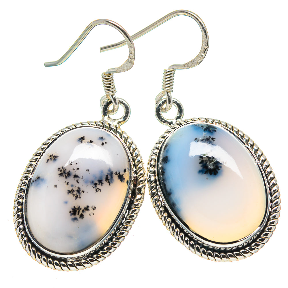 Dendritic Opal Earrings handcrafted by Ana Silver Co - EARR414706
