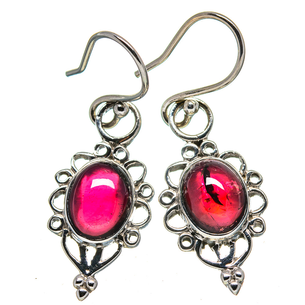 Garnet Earrings handcrafted by Ana Silver Co - EARR414714