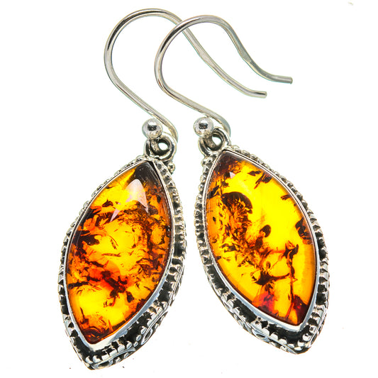 Baltic Amber Earrings handcrafted by Ana Silver Co - EARR414727