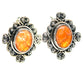 Sunstone Earrings handcrafted by Ana Silver Co - EARR414760
