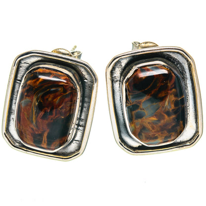 Pietersite Earrings handcrafted by Ana Silver Co - EARR414772