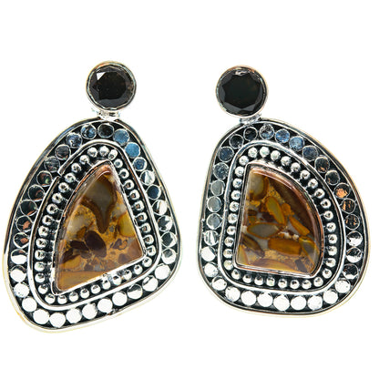 Bamboo Jasper Earrings handcrafted by Ana Silver Co - EARR414779