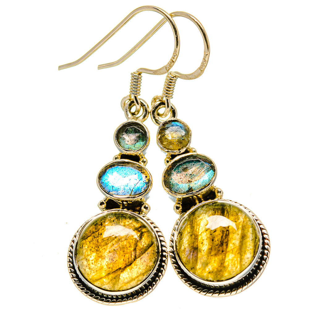 Labradorite Earrings handcrafted by Ana Silver Co - EARR414793