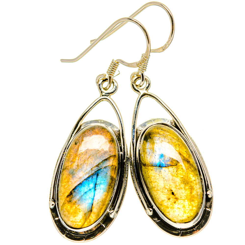 Labradorite Earrings handcrafted by Ana Silver Co - EARR414810