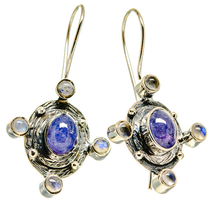 Tanzanite Earrings handcrafted by Ana Silver Co - EARR414815
