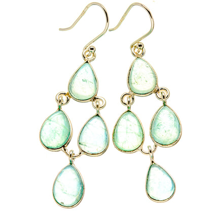 Aquamarine Earrings handcrafted by Ana Silver Co - EARR414818