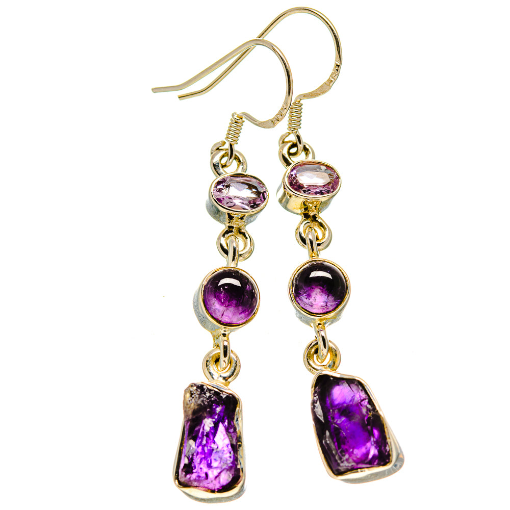 Amethyst Earrings handcrafted by Ana Silver Co - EARR414834