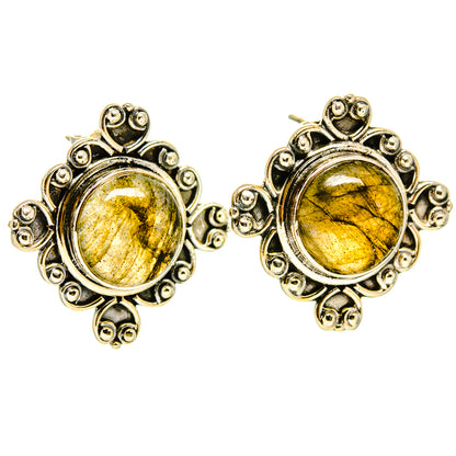Labradorite Earrings handcrafted by Ana Silver Co - EARR414849