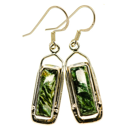 Seraphinite Earrings handcrafted by Ana Silver Co - EARR414870