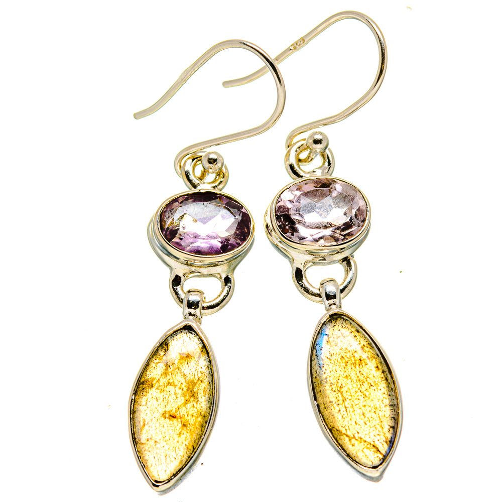 Labradorite Earrings handcrafted by Ana Silver Co - EARR414880