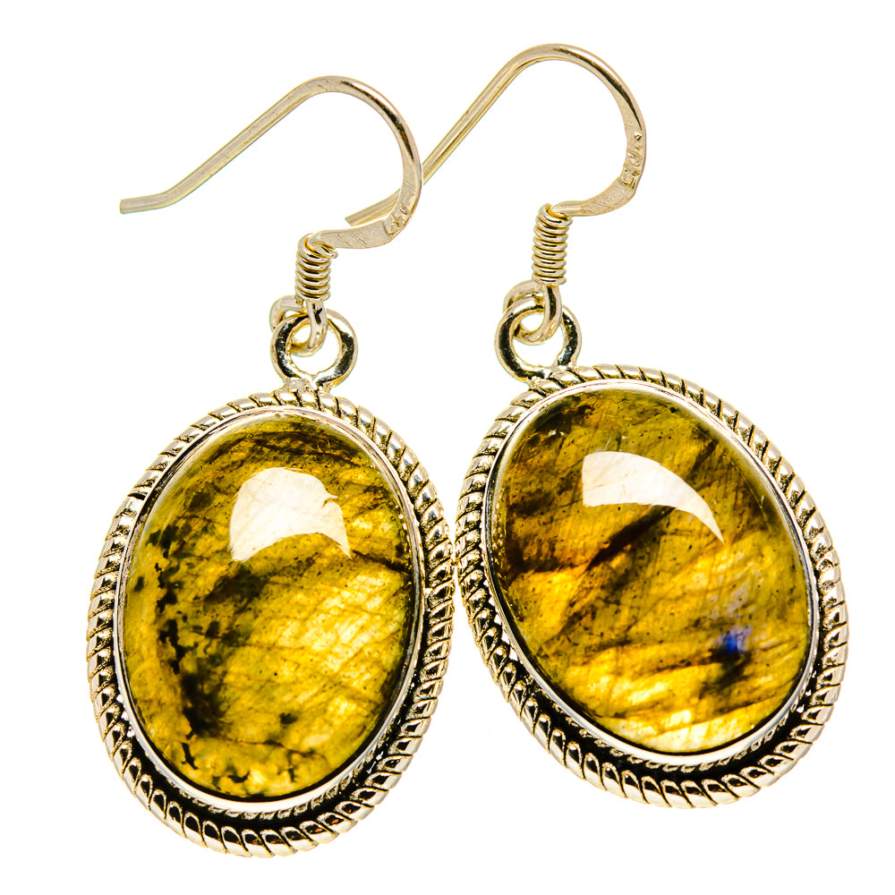 Labradorite Earrings handcrafted by Ana Silver Co - EARR414894