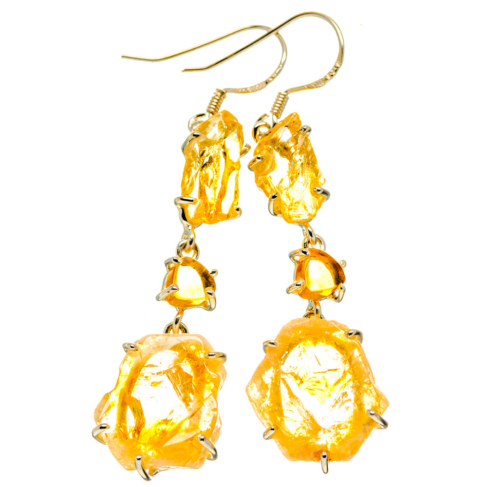 Citrine Earrings handcrafted by Ana Silver Co - EARR414907