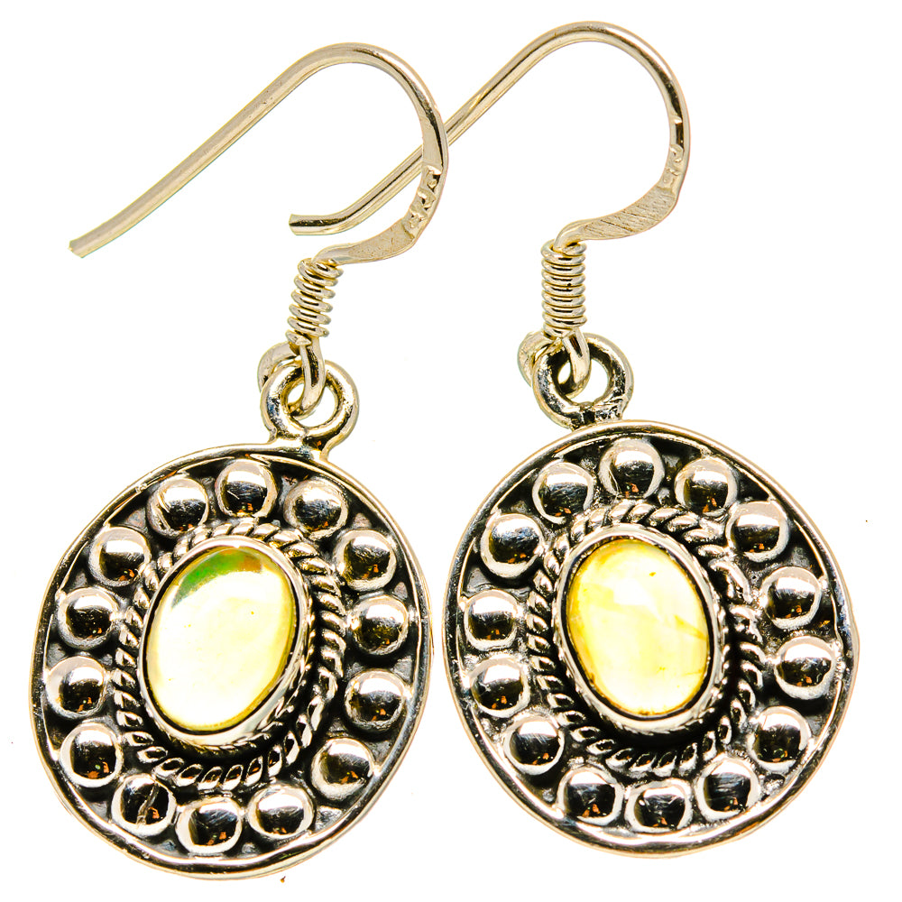 Ethiopian Opal Earrings handcrafted by Ana Silver Co - EARR414918