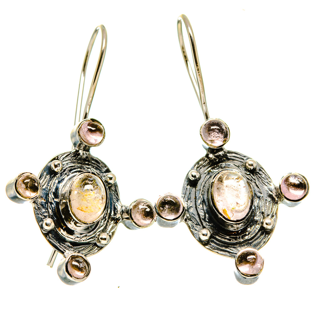 Pink Tourmaline Earrings handcrafted by Ana Silver Co - EARR414932