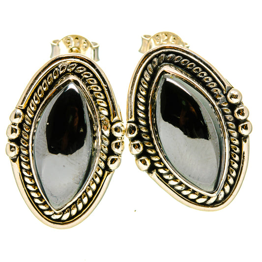 Hematite Earrings handcrafted by Ana Silver Co - EARR414937