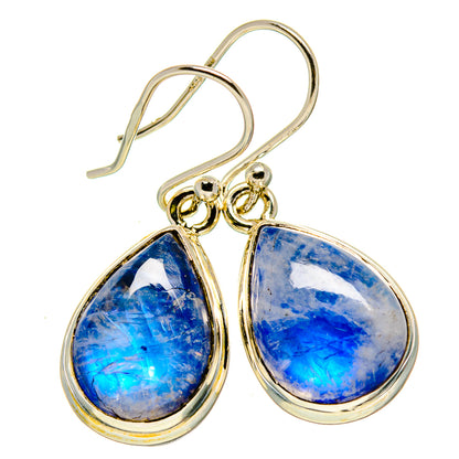 Rainbow Moonstone Earrings handcrafted by Ana Silver Co - EARR414952