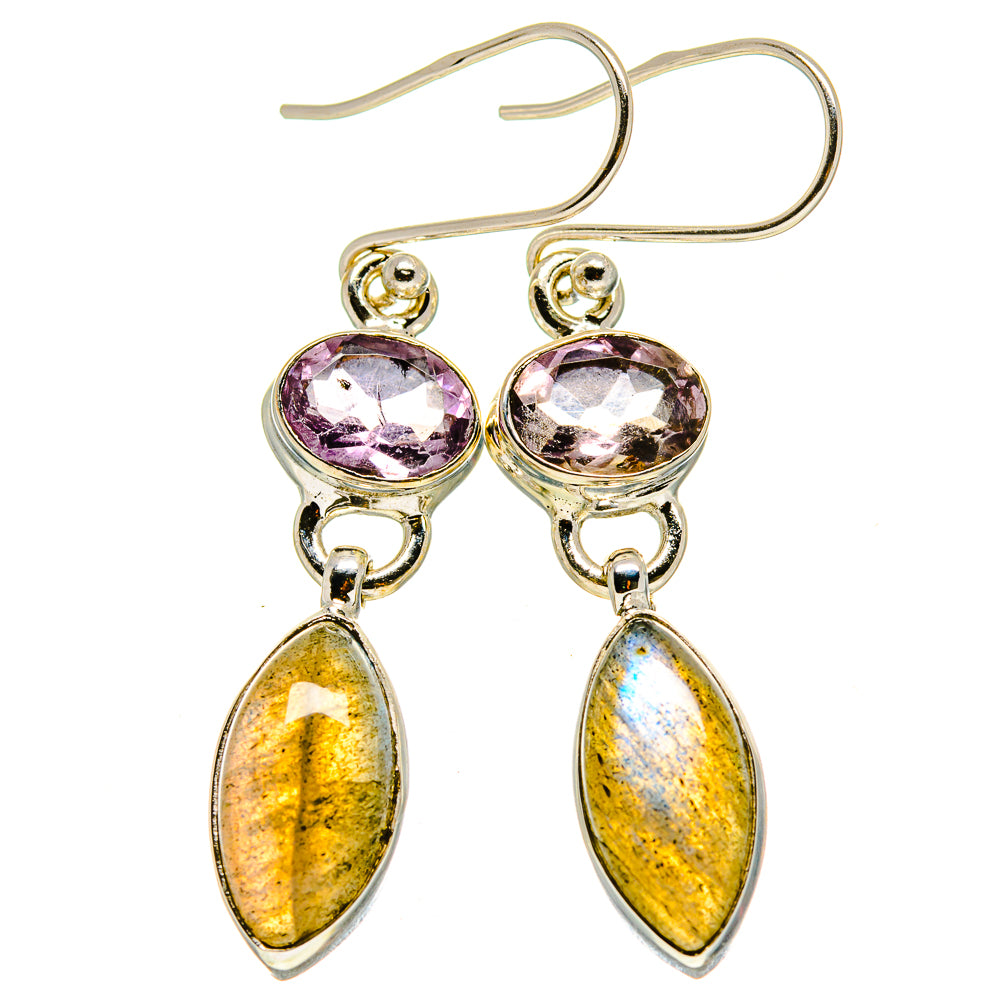 Labradorite Earrings handcrafted by Ana Silver Co - EARR414959