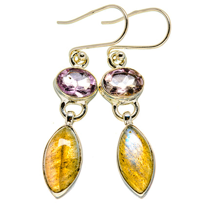 Labradorite Earrings handcrafted by Ana Silver Co - EARR414959
