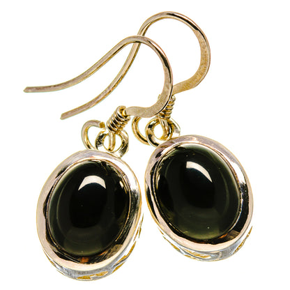 Black Onyx Earrings handcrafted by Ana Silver Co - EARR414970