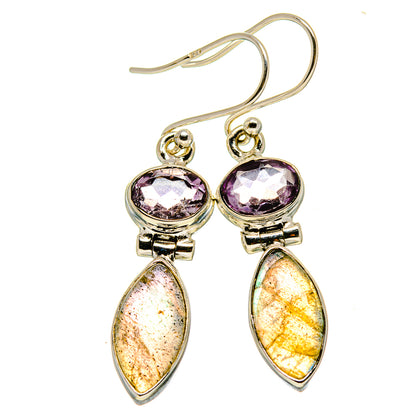 Labradorite Earrings handcrafted by Ana Silver Co - EARR414971