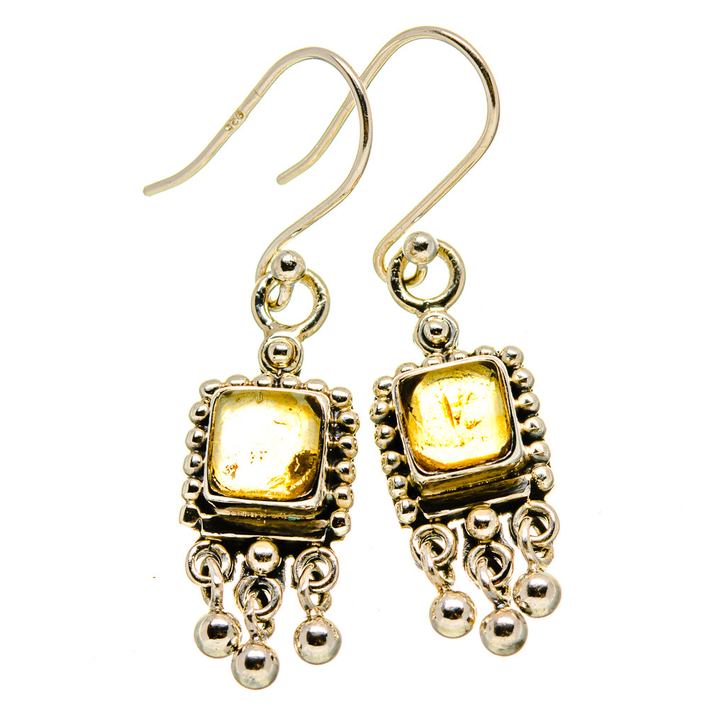 Citrine Earrings handcrafted by Ana Silver Co - EARR414974