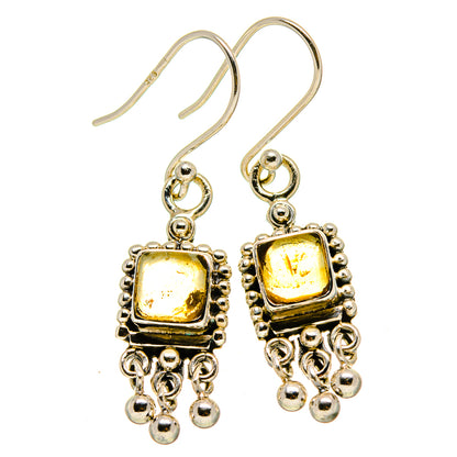 Citrine Earrings handcrafted by Ana Silver Co - EARR414974