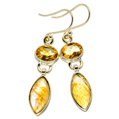 Labradorite Earrings handcrafted by Ana Silver Co - EARR414976