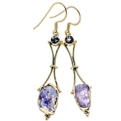 Tanzanite Earrings handcrafted by Ana Silver Co - EARR414981