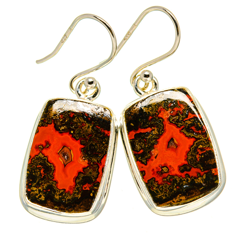 Moroccan Agate Earrings handcrafted by Ana Silver Co - EARR414989