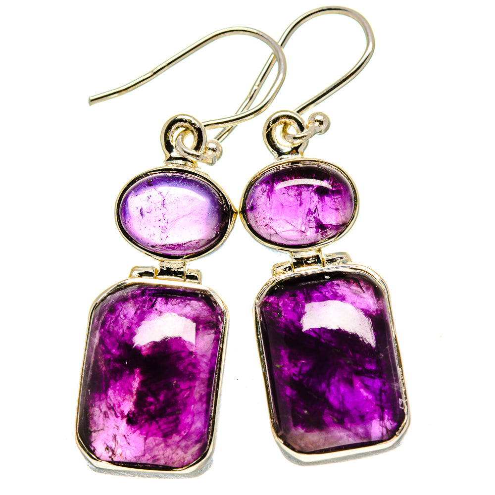 Amethyst Earrings handcrafted by Ana Silver Co - EARR414996