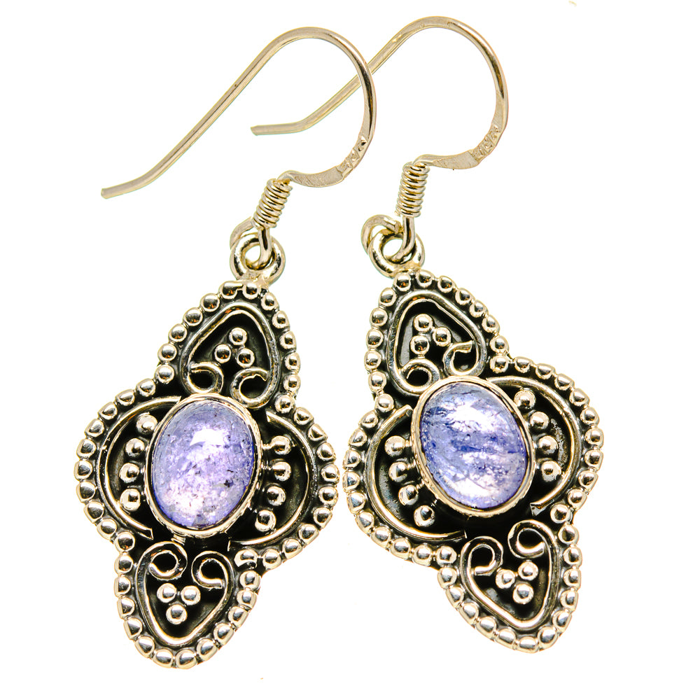 Tanzanite Earrings handcrafted by Ana Silver Co - EARR415002