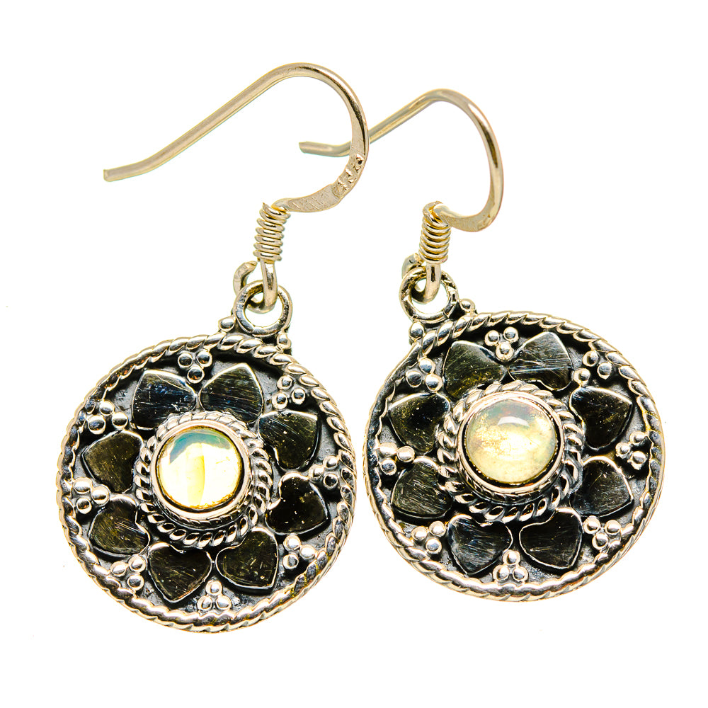 Ethiopian Opal Earrings handcrafted by Ana Silver Co - EARR415004