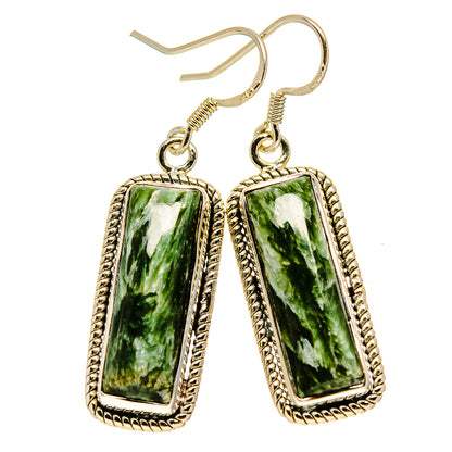 Seraphinite Earrings handcrafted by Ana Silver Co - EARR415008
