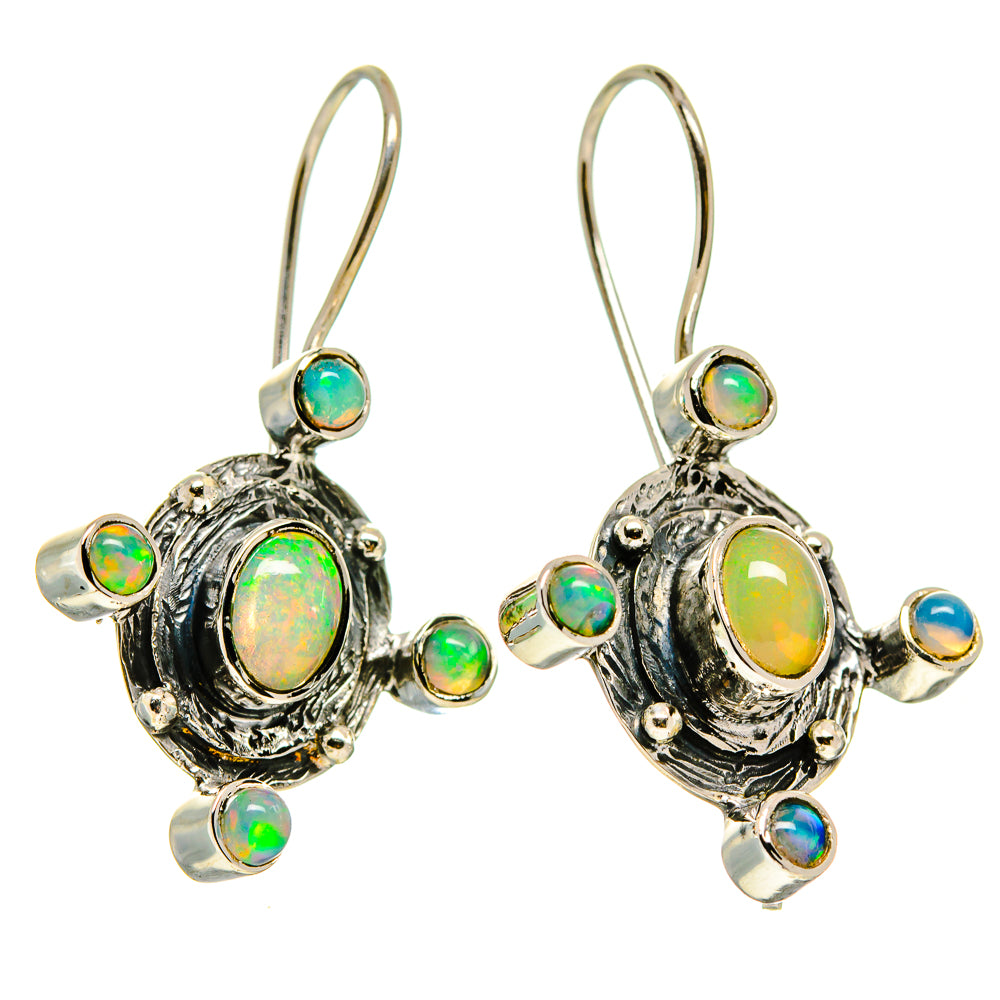 Ethiopian Opal Earrings handcrafted by Ana Silver Co - EARR415014