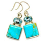 Arizona Turquoise Earrings handcrafted by Ana Silver Co - EARR415025