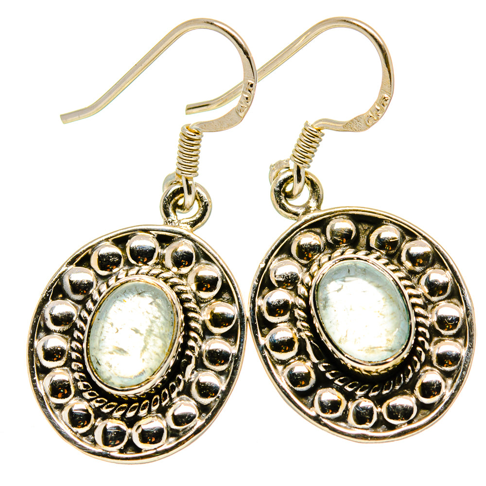 Aquamarine Earrings handcrafted by Ana Silver Co - EARR415046