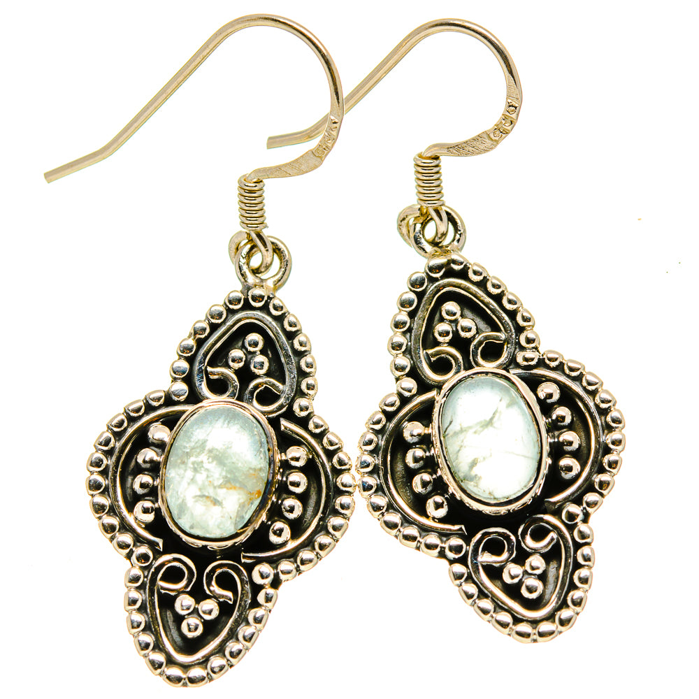 Aquamarine Earrings handcrafted by Ana Silver Co - EARR415054