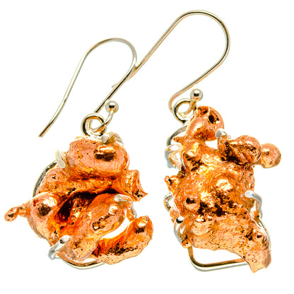 Splash Copper Earrings handcrafted by Ana Silver Co - EARR415098