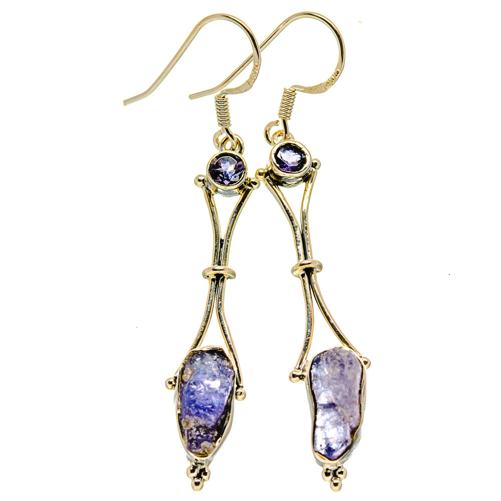 Tanzanite Earrings handcrafted by Ana Silver Co - EARR415099